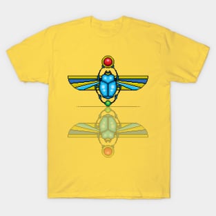 Egyptian Scarab Beetle pixel art T-Shirt